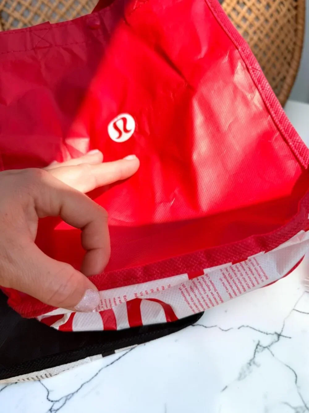 Lululemon Reusable Bag Bundle X2